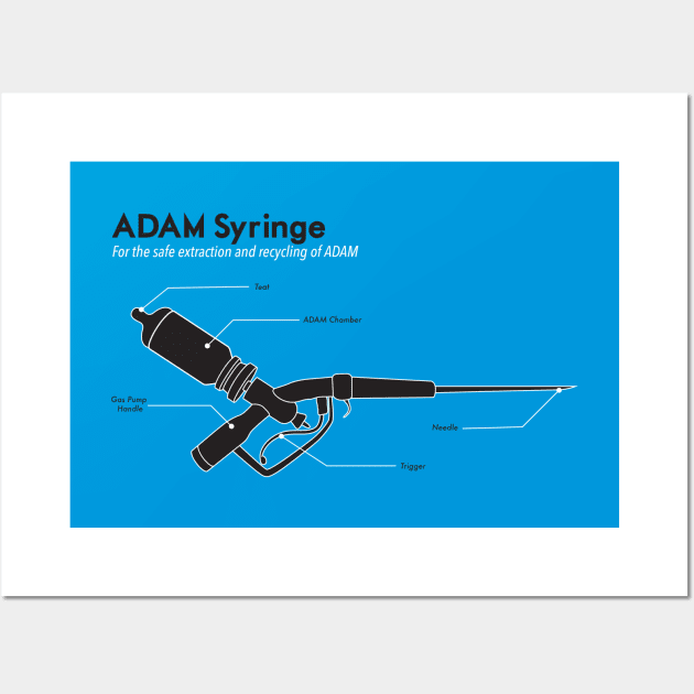 ADAM Syringe Schematic Wall Art by Woah_Jonny